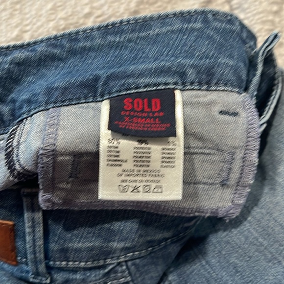 Design Lab Houston High Heel Bell Jeans size XS - Picture 5 of 8